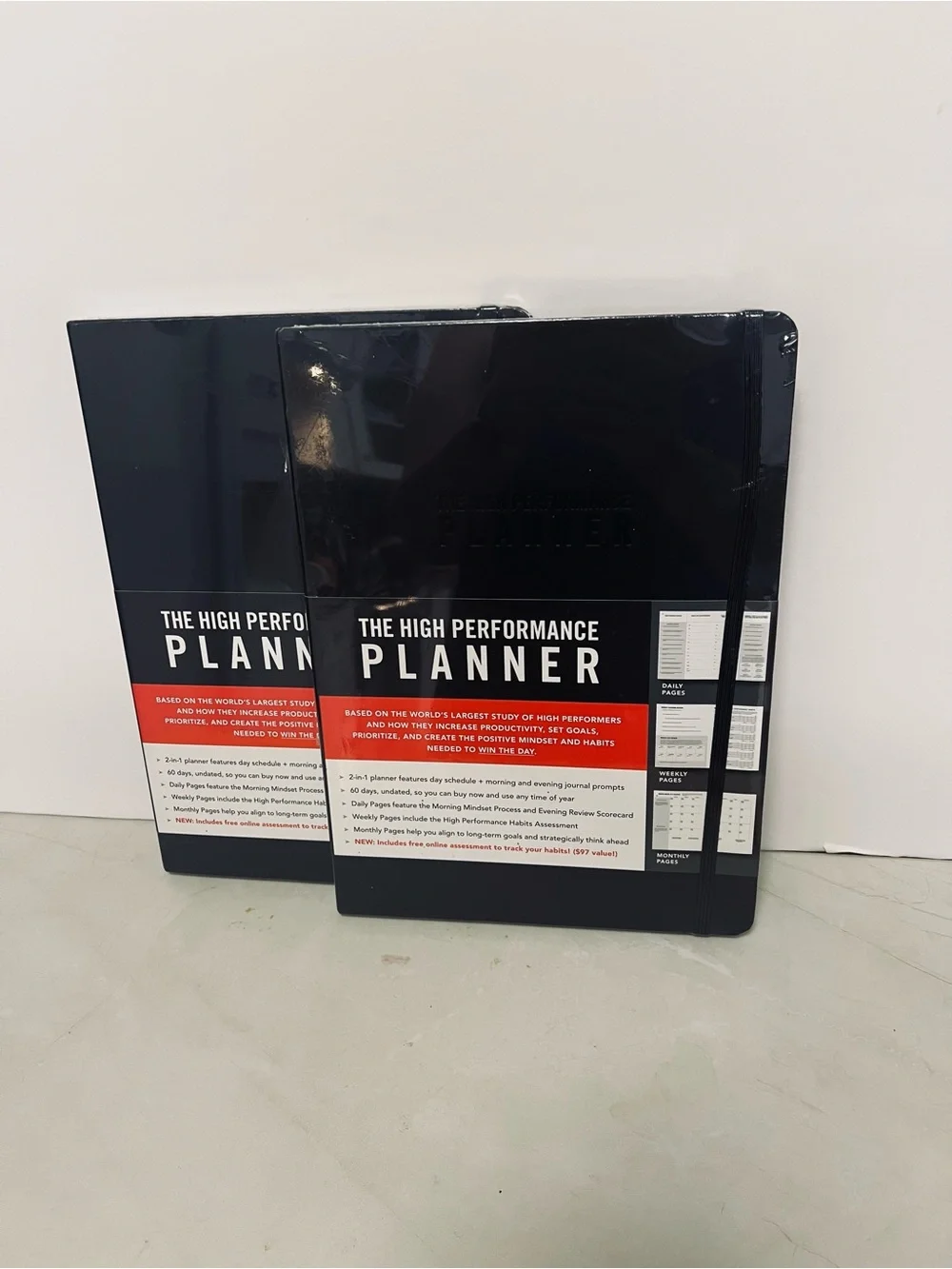 Set of 2 The High Performance Planner Brendon Burchard Productivity Planners
